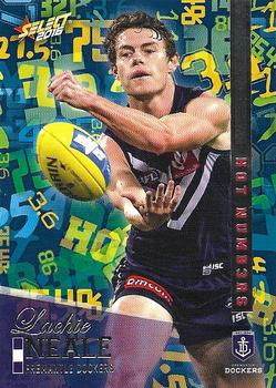 2016 Select Footy Stars - Hot Numbers #HN45 Lachie Neale Front